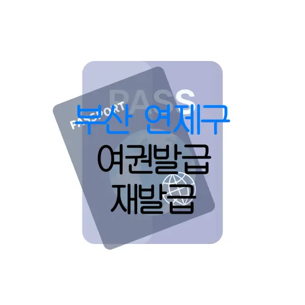 부산 연제구 여권발급 재발급 | 발급 준비물 | 여권민원실 | 여권사진 | 여권발급 온라인